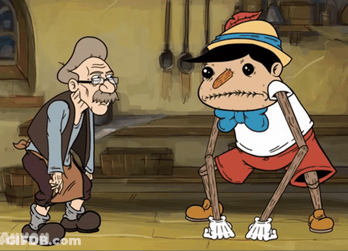 Pinocchio Parody MeatCanyon GIF