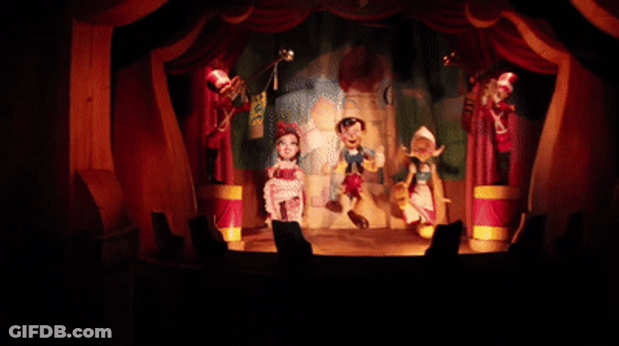 Pinocchio's Daring Journey Disneyland GIF