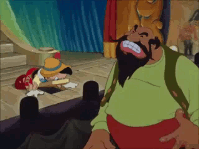 Pinocchio Stromboli Angry Reaction GIF