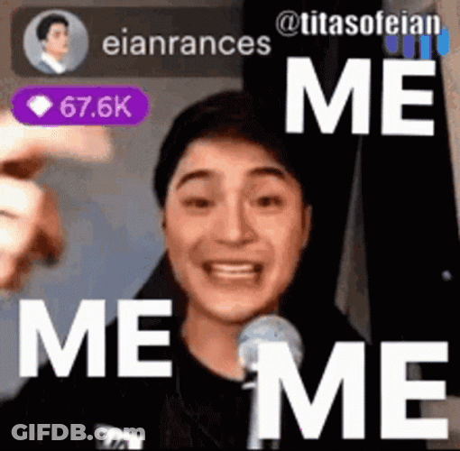 Pinoy Big Brother Celebrity Housemate Eian Rances Mememe GIF