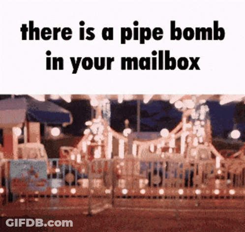 Pipe Bomb In Your Mailbox On Carousel GIF