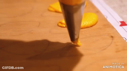 Piping Bag Saying Made In Animotica GIF