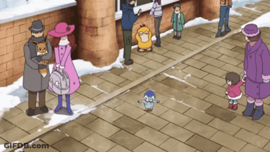 Piplup Angry Walking GIF