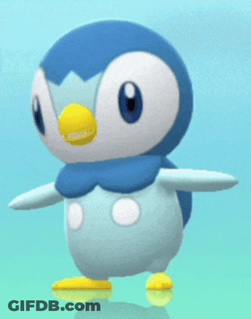 Piplup Bouncing GIF