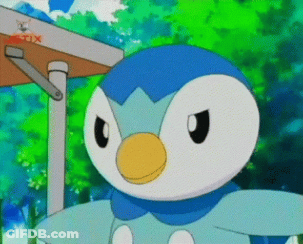 Piplup Mad Face GIF