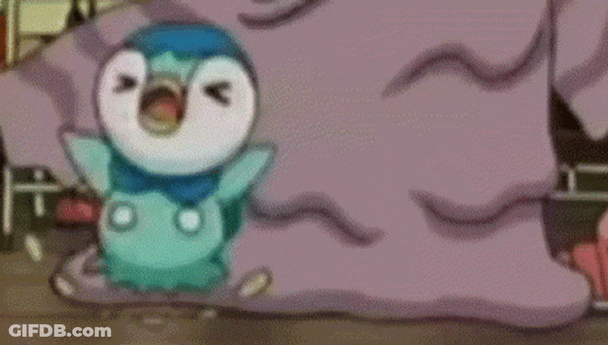 Piplup Moving Faster GIF
