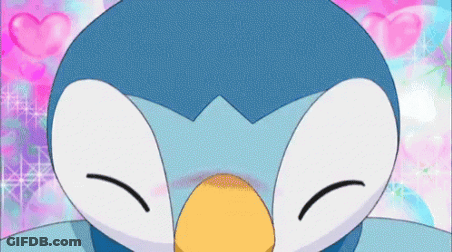 Piplup So In Love GIF