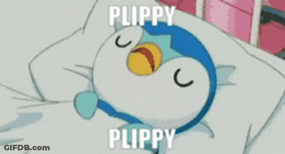 Piplup Waking Up Happy GIF