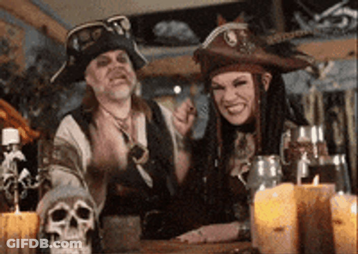 Pirate Friends Yar Har GIF
