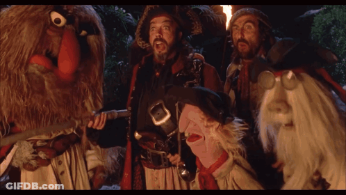 Pirate Group Singing When You're A Professional Pirate GIF