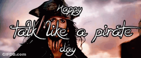 Pirate Happy Talk Like A Pirate Day GIF