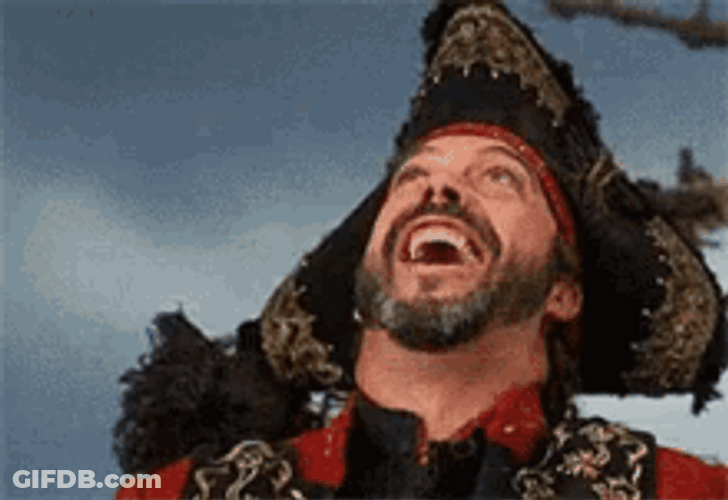 Pirate Hilarious Laugh GIF