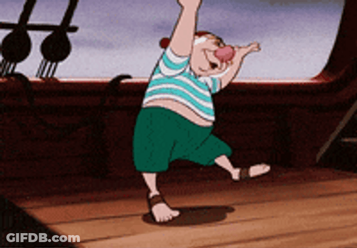 Pirate Mr. Smith Happy Dance GIF
