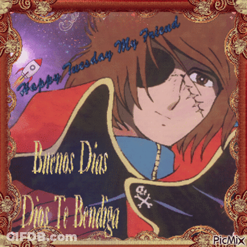 Pirate Saying Happy Tuesday My Friend GIF