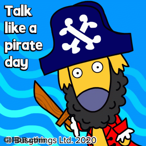 Pirate Saying Talk Like A Pirate Day GIF