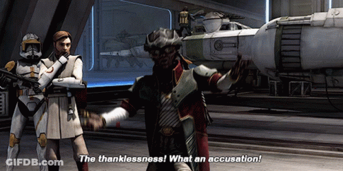 Pirate Saying The Thanklessness What An Accusation GIF