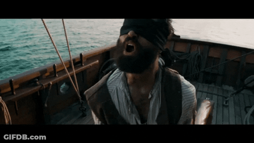 Pirate Screaming Aboard Ark GIF