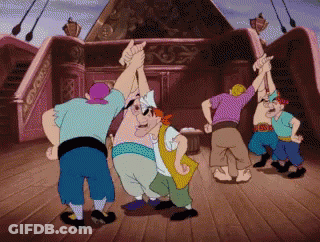 Pirates Dancing On Ship GIF