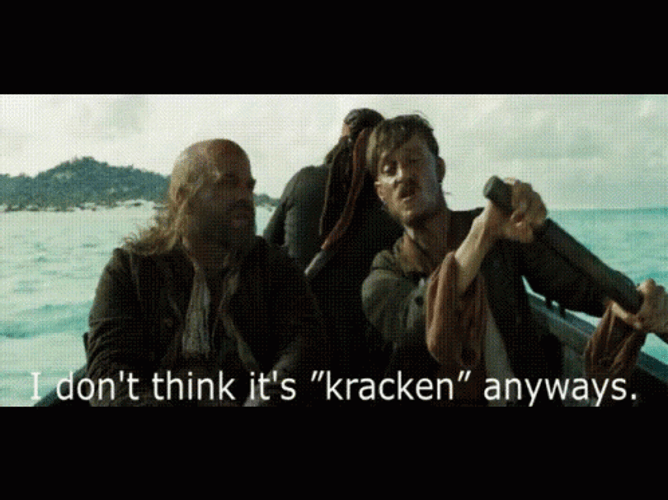 Pirates In The Sea Release The Kraken GIF
