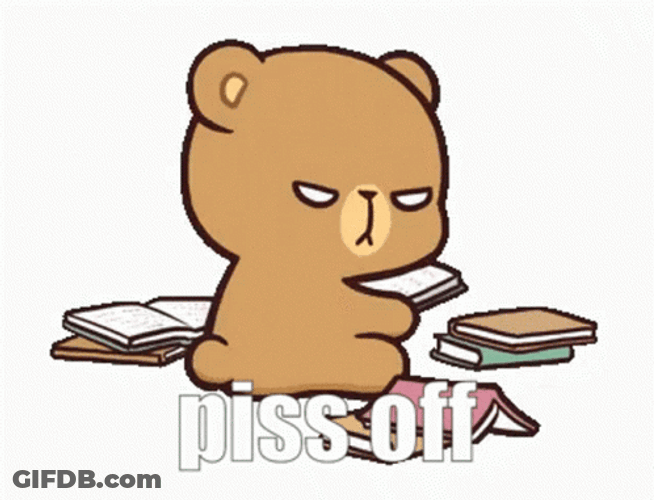 Pissed Off Brown Bear GIF
