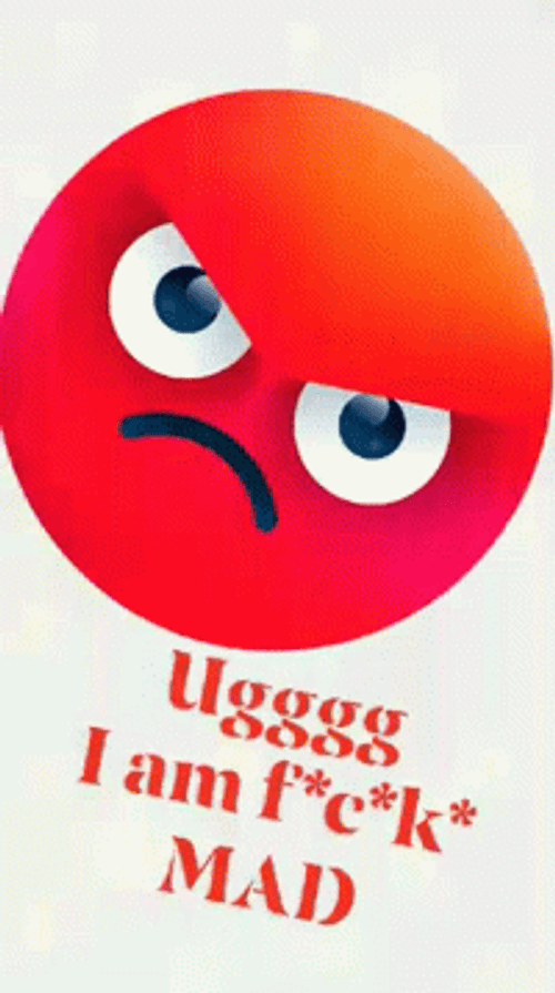 Pissed Off Emoji GIF