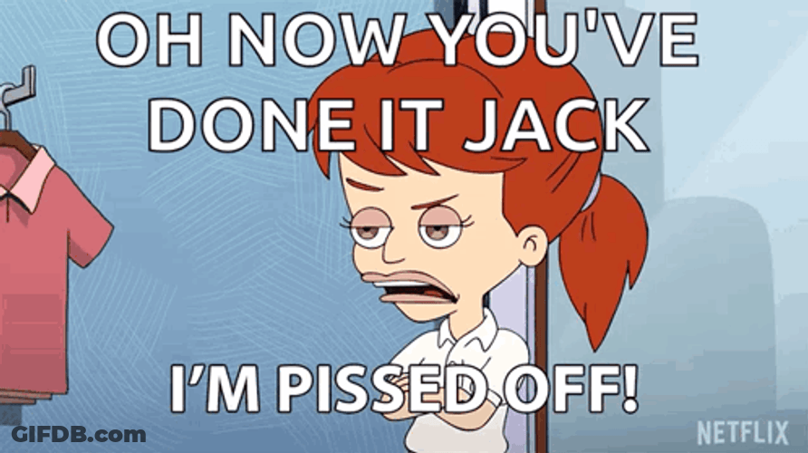 Pissed Off Jessi Glaser GIF