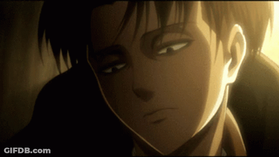 Pissed Off Levi Ackerman GIF