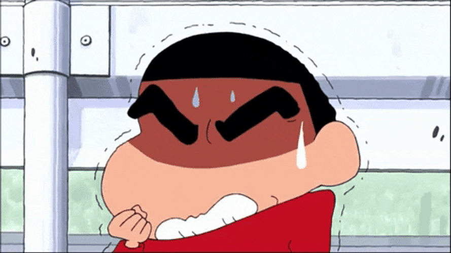 Pissed Off Shin Chan Shinnosuke Nohara GIF