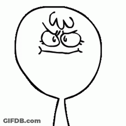 Pissed Off Stickman GIF