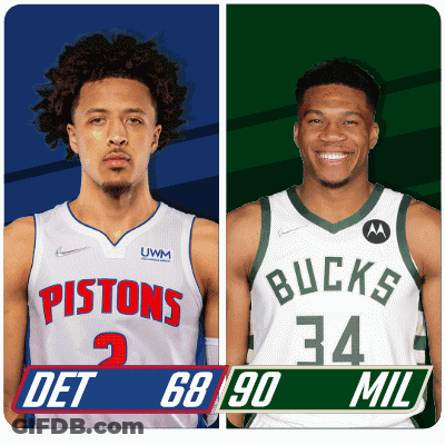 Pistons And Bucks Players GIF