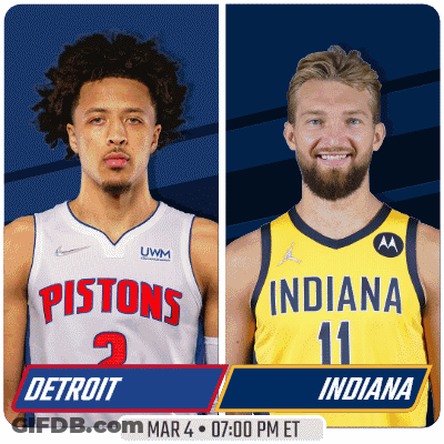 Pistons And Indiana Basketball Players GIF