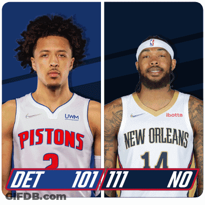 Pistons And New Orleans Basketball Players GIF