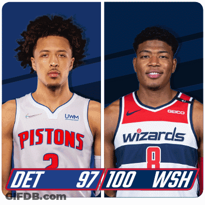 Pistons And Wizards Players GIF