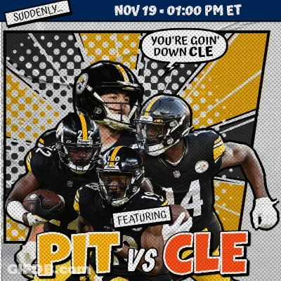 Pit Vs Cle Advertisement With Players GIF