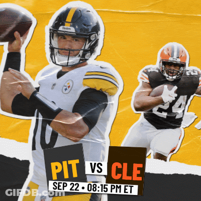 Pit Vs Cle September 22 Poster GIF