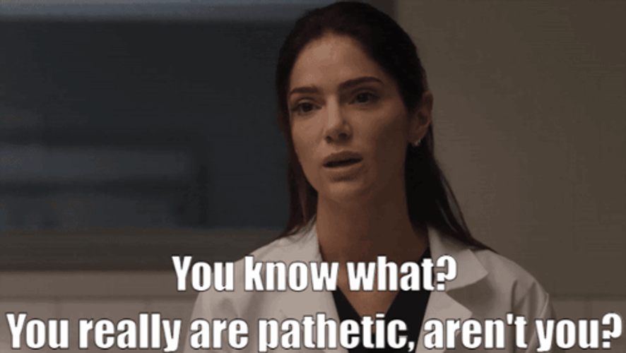 Pitiful Grey Anatomy Monica Beltran GIF