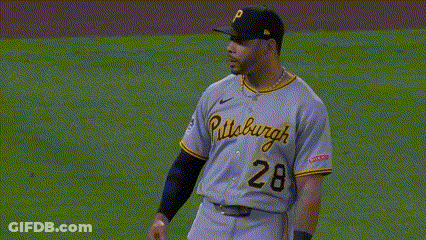 Pittsburgh Baseball Player Number 28 GIF