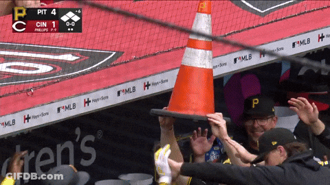 Pittsburgh Pirates Baseball Dugout GIF