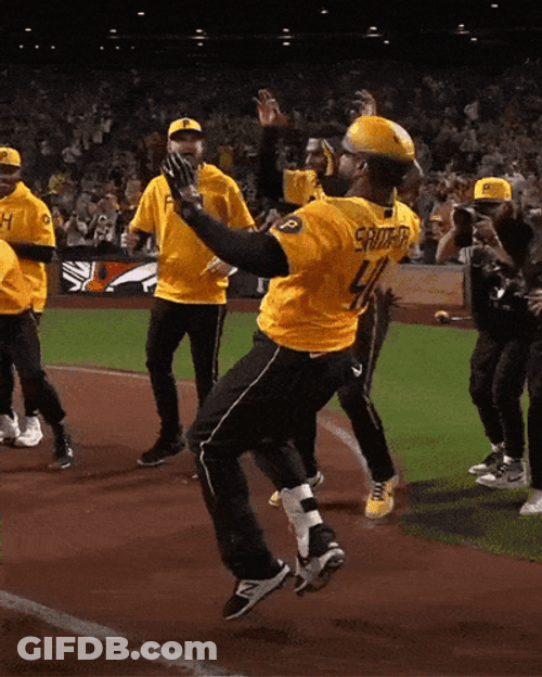 Pittsburgh Pirates Carlos Santana Dance GIF