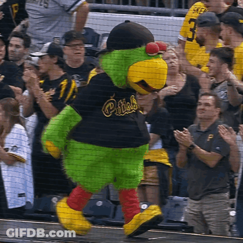 Pittsburgh Pirates Mascot Walking GIF