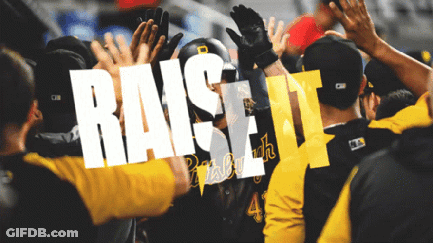 Pittsburgh Pirates Raise It GIF