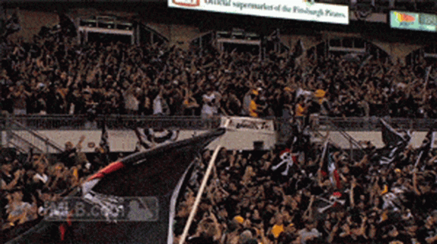 Pittsburgh Pirates Wave Flag GIF