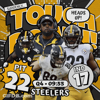 Pittsburgh Steelers Ad Man With Headphones GIF