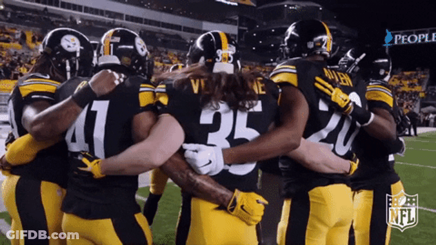 Pittsburgh Steelers Football Huddle GIF