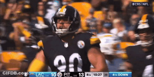 Pittsburgh Steelers Football Player Celebrating GIF