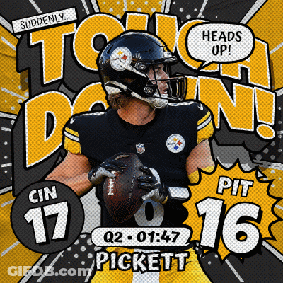 Pittsburgh Steelers Player Pickett Advertisement GIF