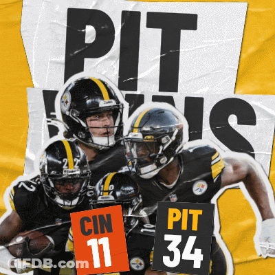 Pittsburgh Steelers Poster With Pit 11 And Pit 34 GIF