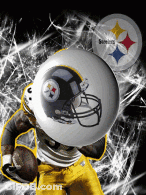 Pittsburgh Steelers Spinning Pin GIF