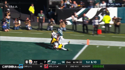Pittsburgh Vs Philadelphia Football Game GIF
