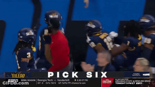 Pittsburgh Vs Toledo Football ESPN GIF